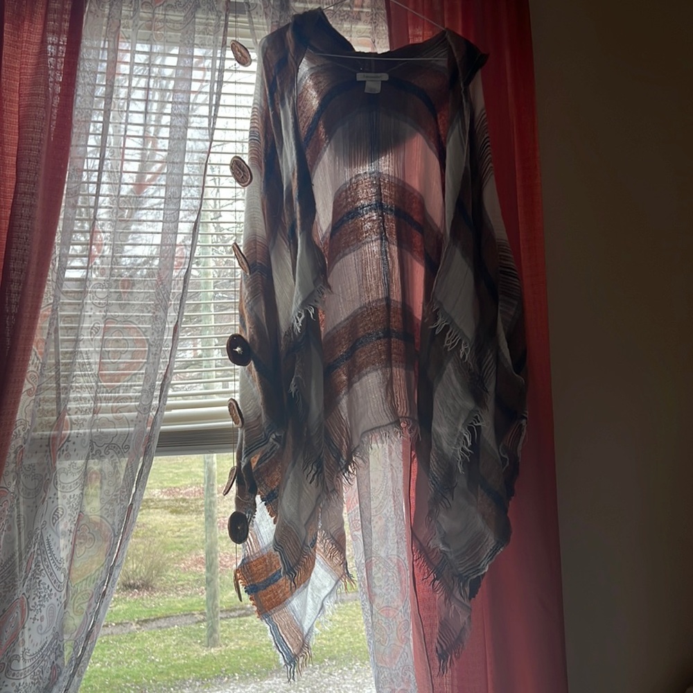 Shawl with hood